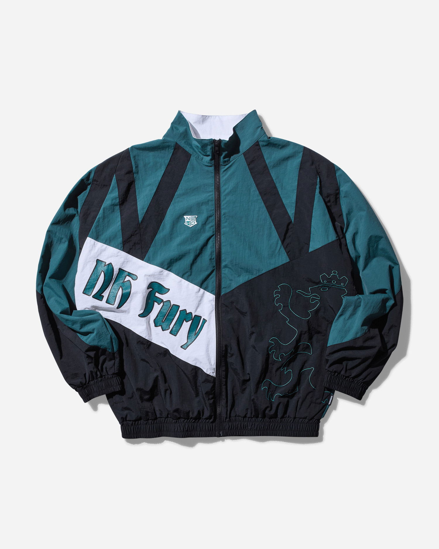 Vetrovka Neighborhood Track Jacket Zelené | 242TSNH-JKM13 GR, 0