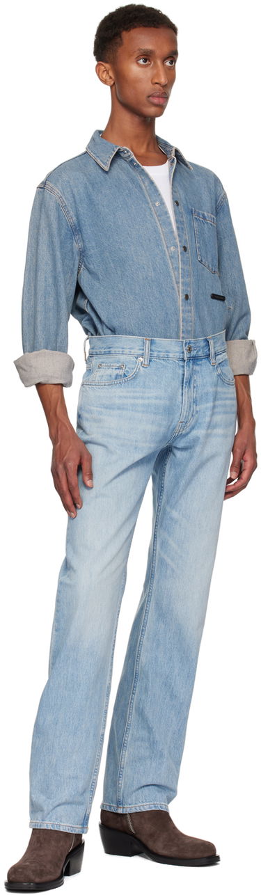 Košeľa Helmut Lang Classic Denim Shirt Modrá | O06DM501, 4