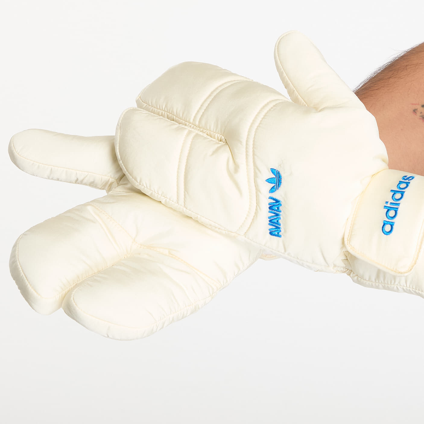 Rukavice adidas Originals AVAVAV x Three Finger Gloves Cream White Béžová | JG1432, 0