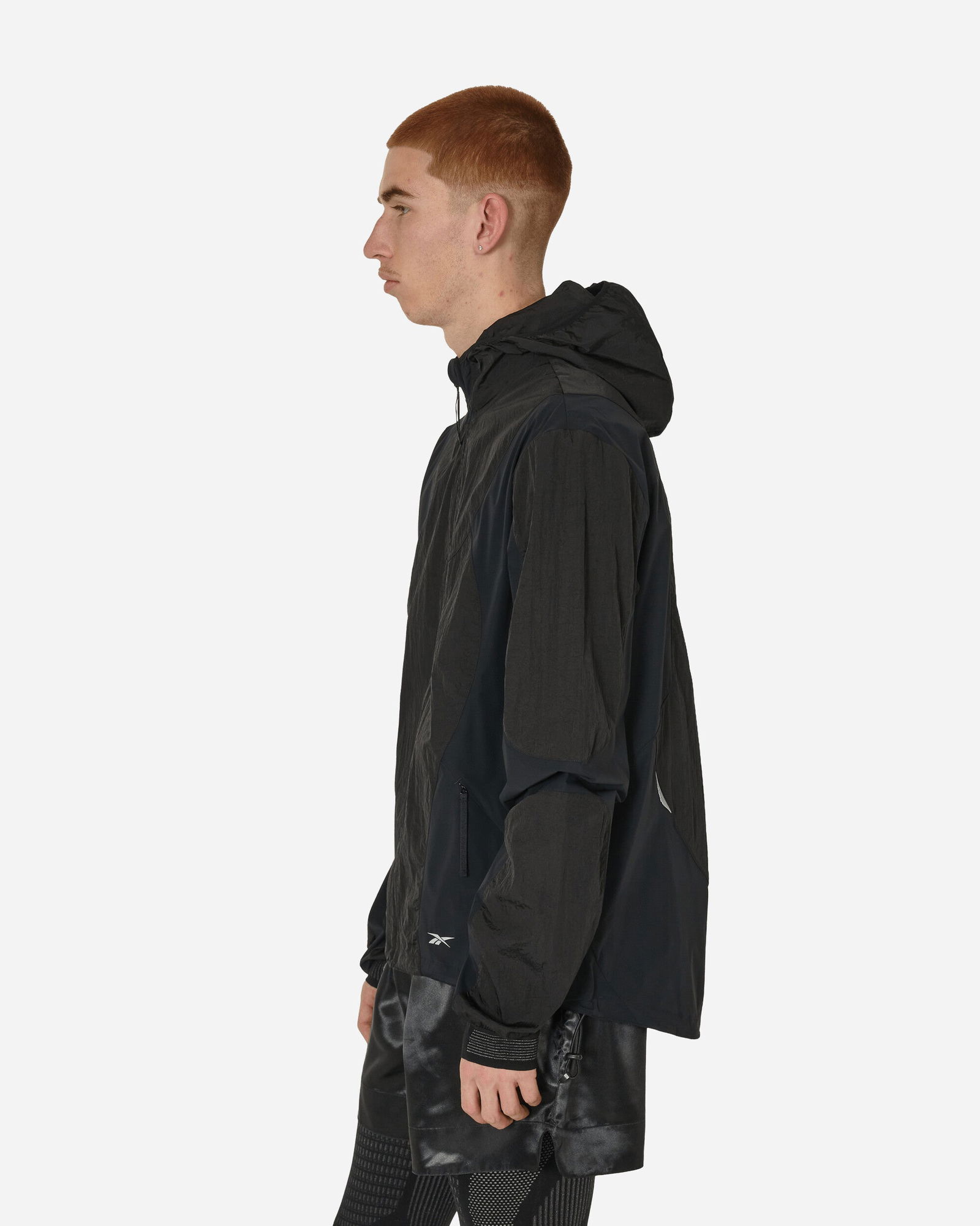 Paneled Running Jacket Black