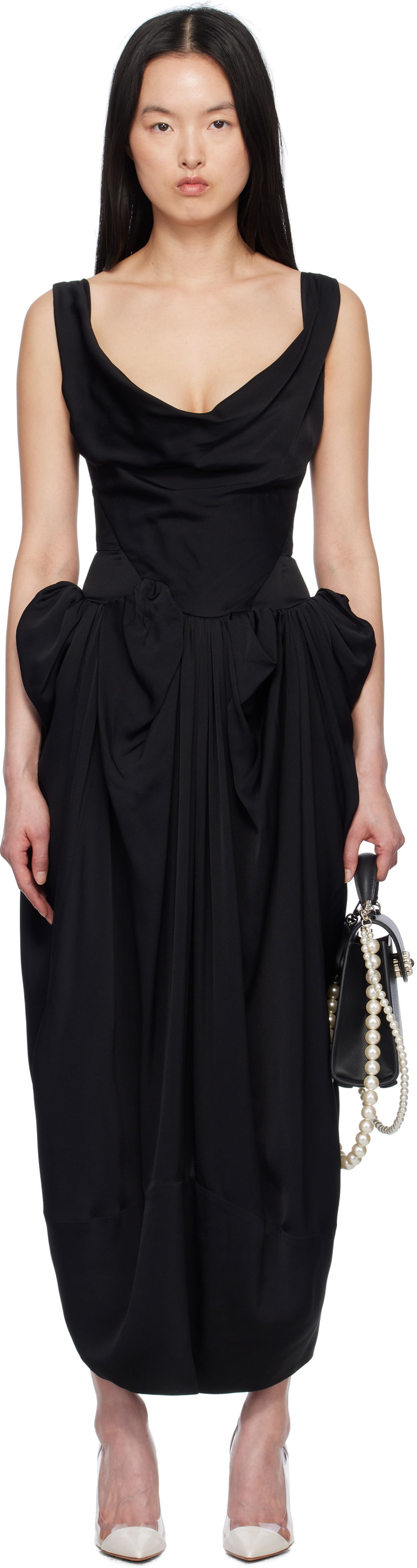 Šaty Vivienne Westwood Vivienne Westwood Sunday Garden Maxi Dress Čierna | 1101038N-W012Y-, 0