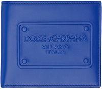 Blue Raised Logo Wallet