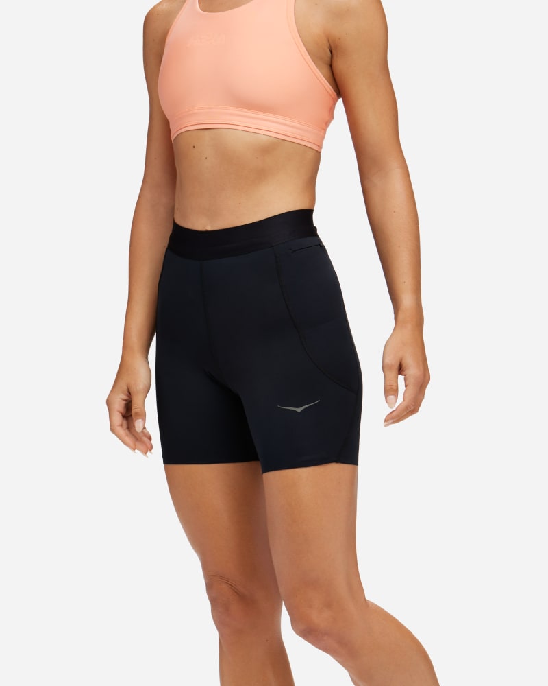 Šortky Hoka One One Novafly 6'' Knit Shorts Čierna | 1151088-BLK