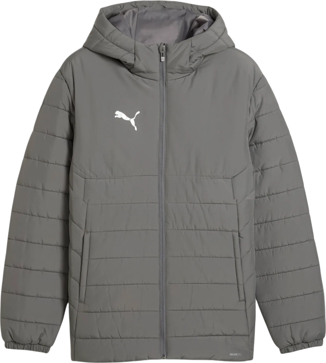 Prešívaná bunda Puma teamAdiitions Padded Hooded Jacket Šedá | 659795-13, 0