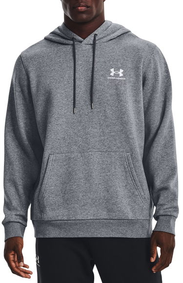 Mikina Under Armour Hoodie Essential Fleece Šedá | 1373880-012, 0