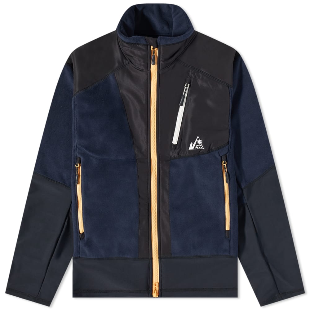 Bunda Snow Peak Mountain Of Moods x Fleece Hybrid Jacket Navy | MM4210-SW01-NV, 0