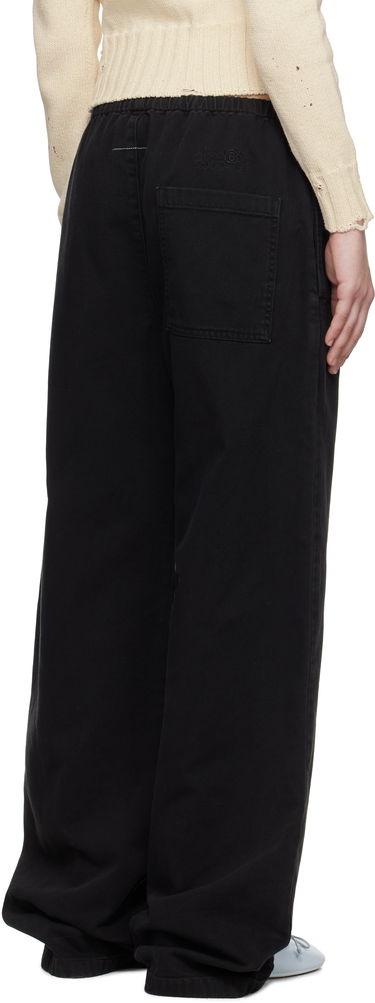 Tepláky Maison Margiela MM6 Maison Margiela Bull Wide-Leg Pants Čierna | S62KB0235 S30653, 2