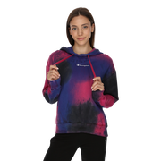 Tie-Dye Drawstring Hooded Sweatshirt