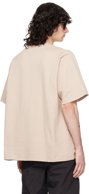 Tričko HELIOT EMIL Short Sleeve Plicate T-Shirt Béžová | SS24_M_09_105_ST18, 2