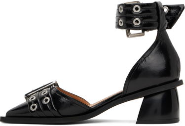 Tenisky a topánky GANNI Buckle Open Cut Pumps Čierna | S2891, 3
