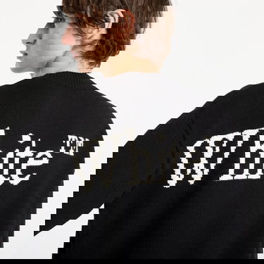 Sveter Off-White Bookish Shared Knit Crewneck Čierna | OMHE20QF25KNI001100B, 2