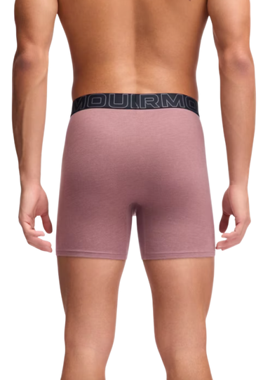 Boxerky Under Armour Under Armour SOLID 6in 3 Pack Boxer Shorts Rôznofarebný | 1383889-651, 4