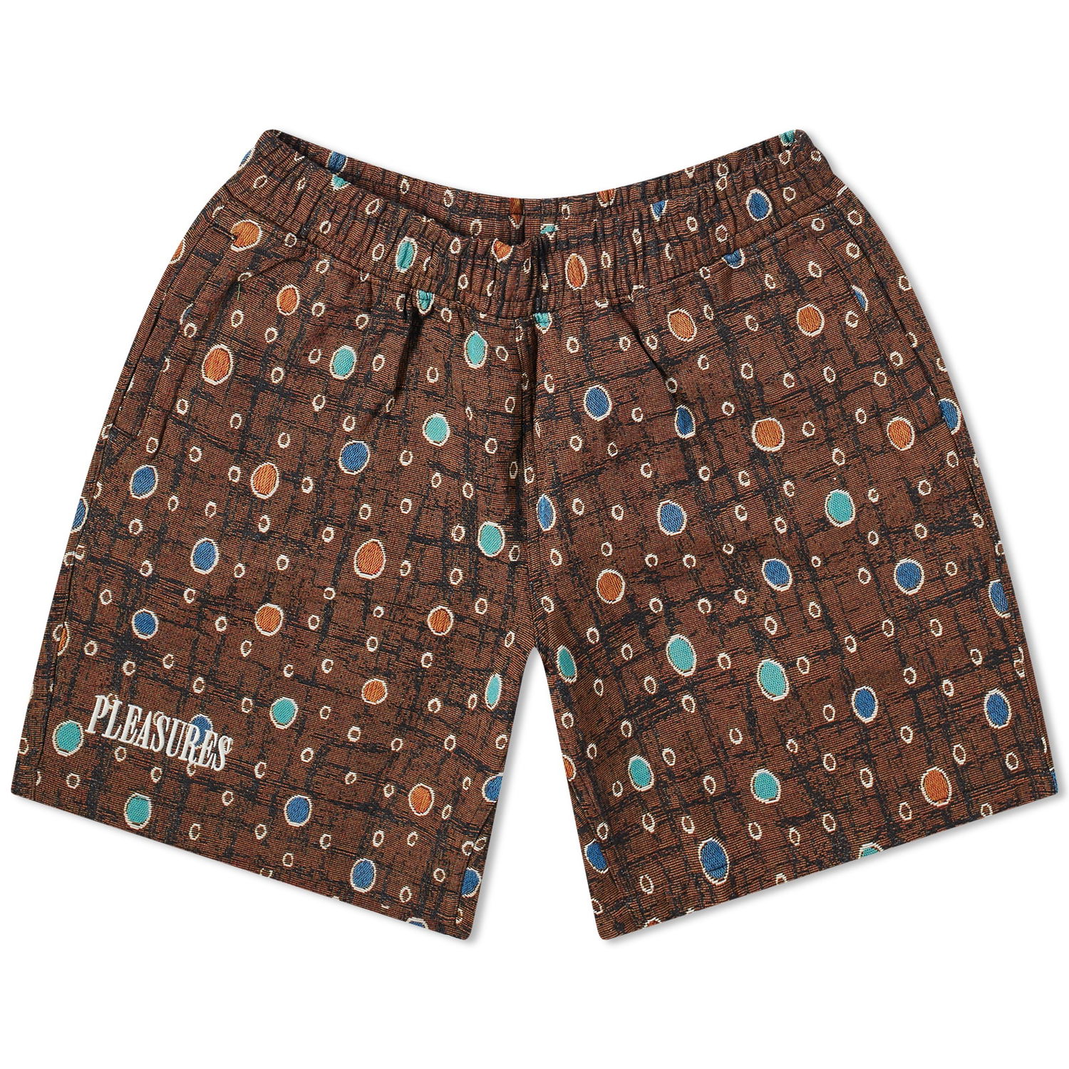 Šortky Pleasures Coffer Shorts Hnedá | P23F033-BRW, 0