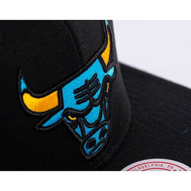 Šiltovka Mitchell & Ness NBA Core Xi Snapback Chicago Bulls Black Čierna | HHSS6751-CBUYYPPPBLCK, 5