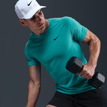 Tričko Nike Flex Rep Dri-FIT Short Sleeve Fitness T-Shirt Tyrkysová | FN2979-345, 3