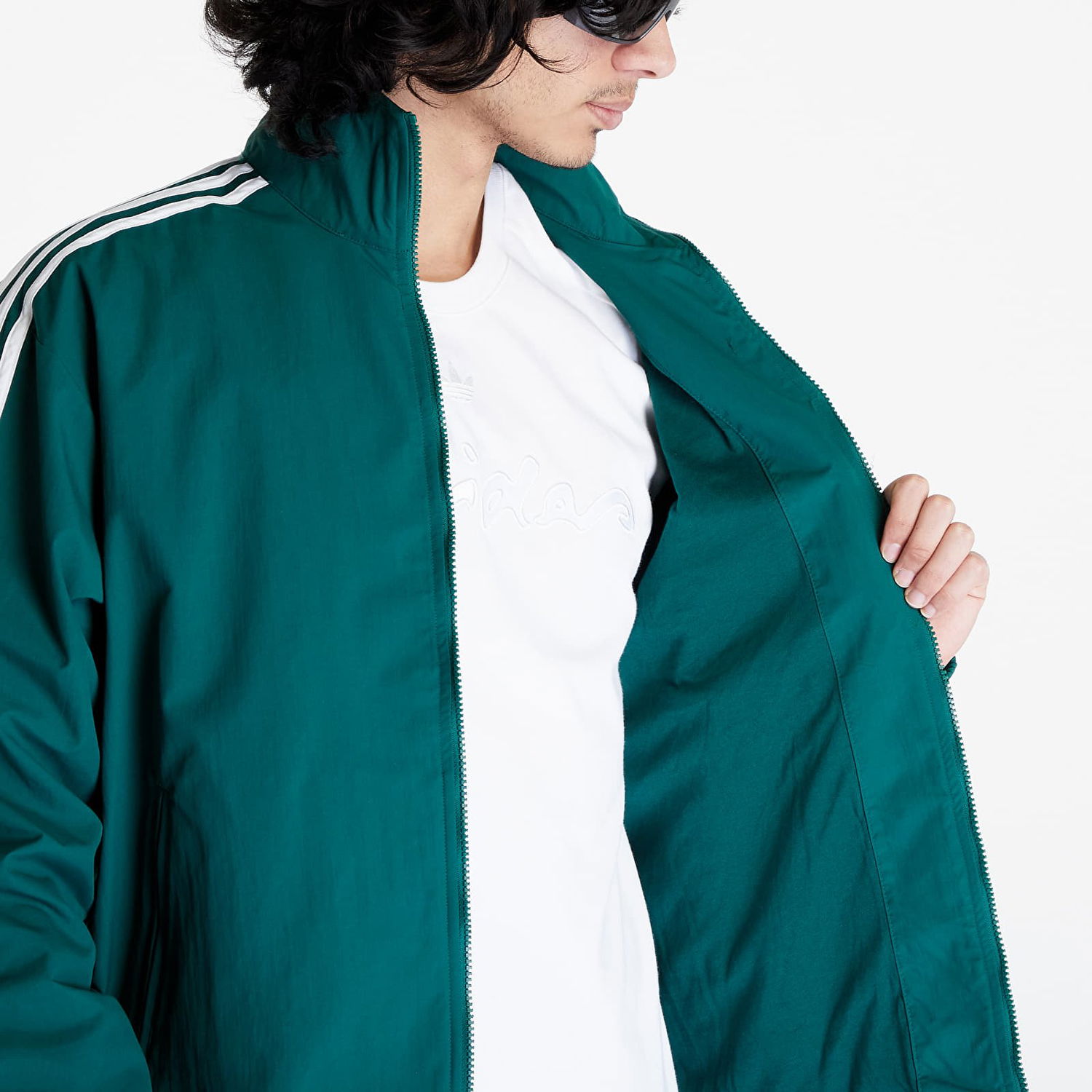Bunda adidas Originals Adicolor Woven Firebird Track Top Zelené | IT2494, 1