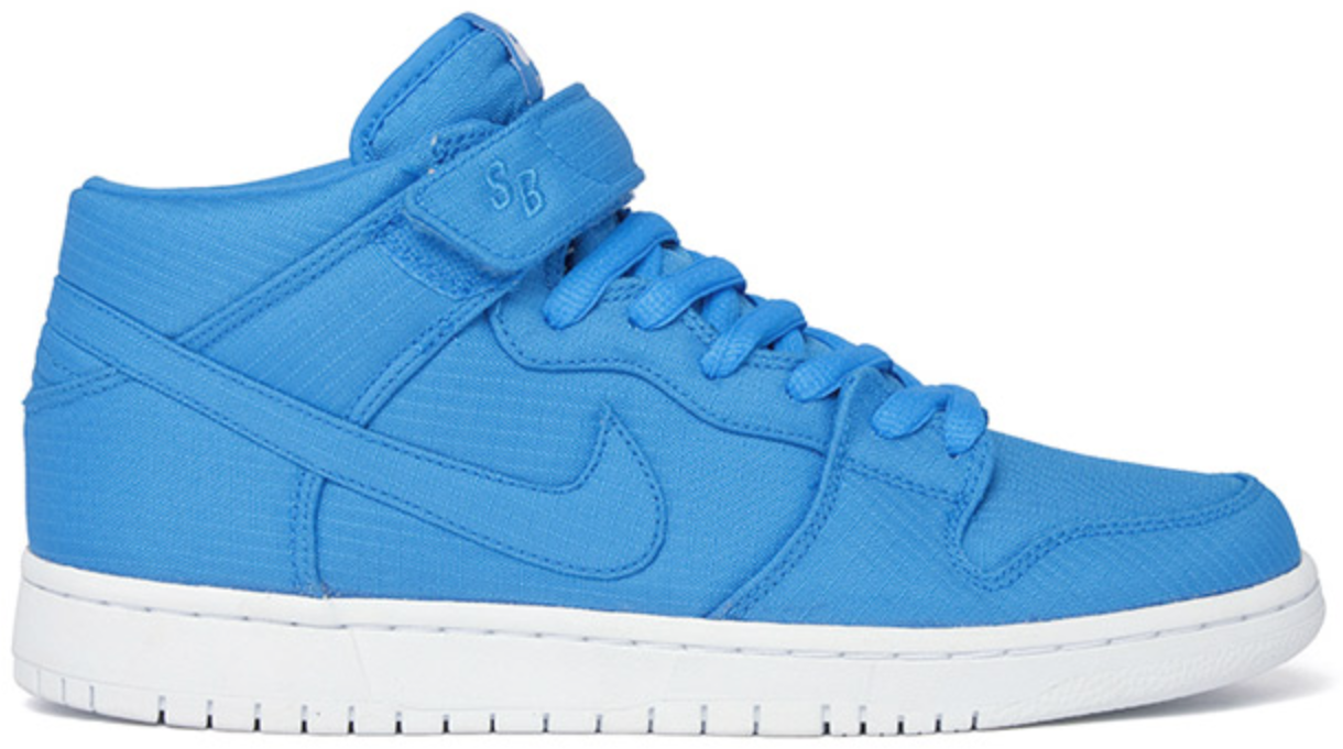 Tenisky a topánky Nike SB SB Dunk Mid Photo Blue Ripstop Modrá | 314383-441, 0