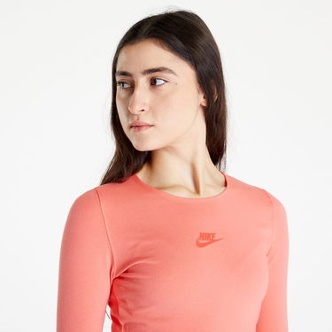 Crop Top Nike Sportswear Long-Sleeve Crop Top Ružová | DZ4608-814, 3