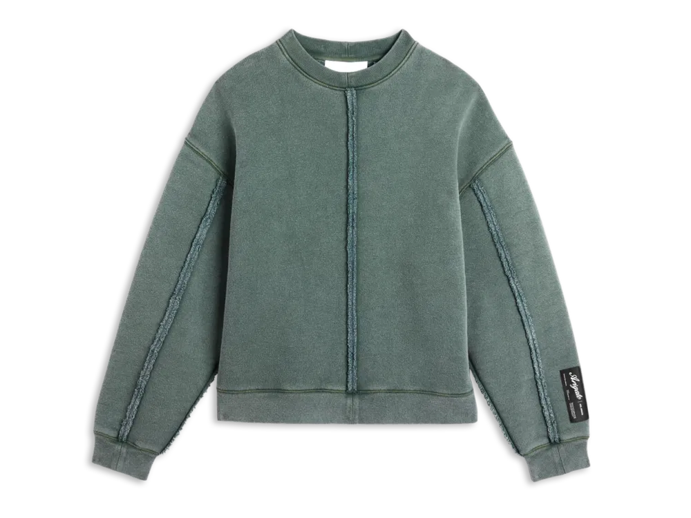Mikina AXEL ARIGATO Chopped Oversized Sweatshirt Zelené | A0785003, 0