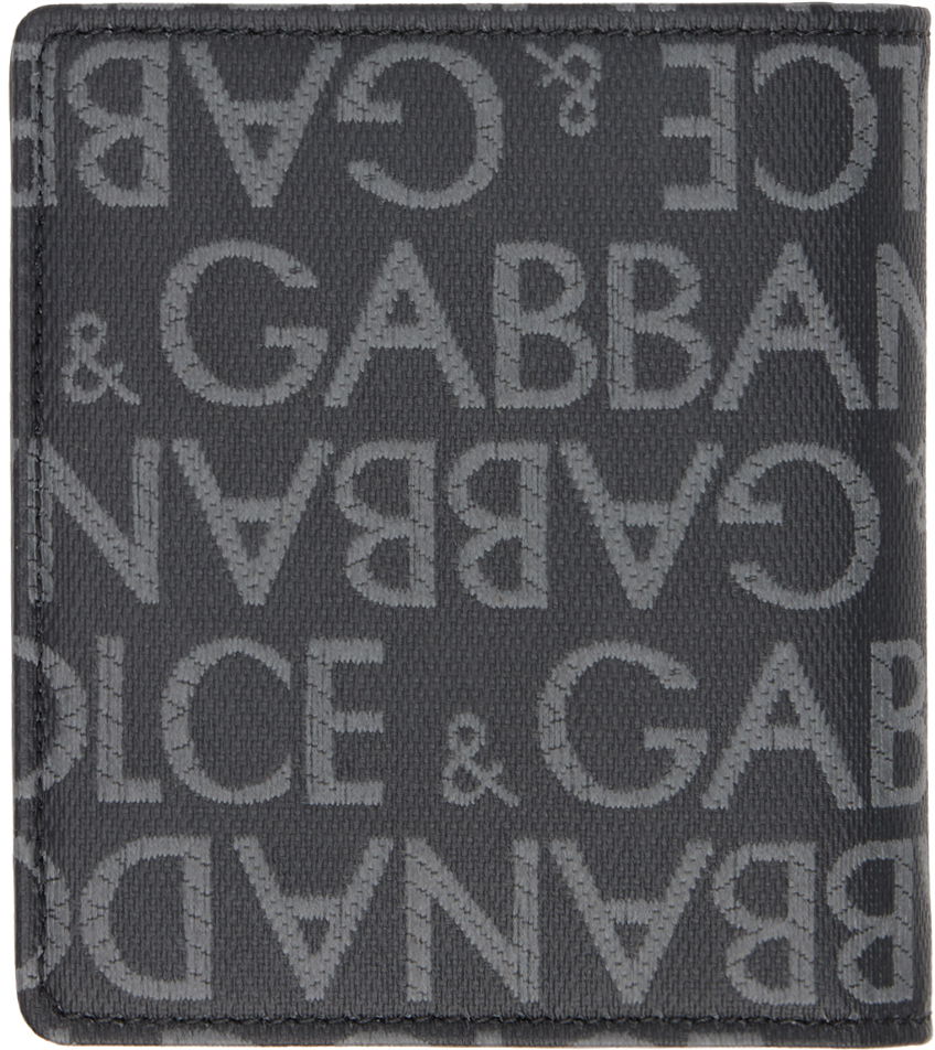 Peňaženka Dolce & Gabbana Coated Jacquard Bifold Wallet Čierna | BP3324AJ705, 1