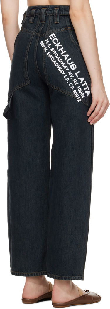 Džínsy Eckhaus Latta Eckhaus Latta Baggy Jeans Modrá | 555-EL-PF25-C -, 2