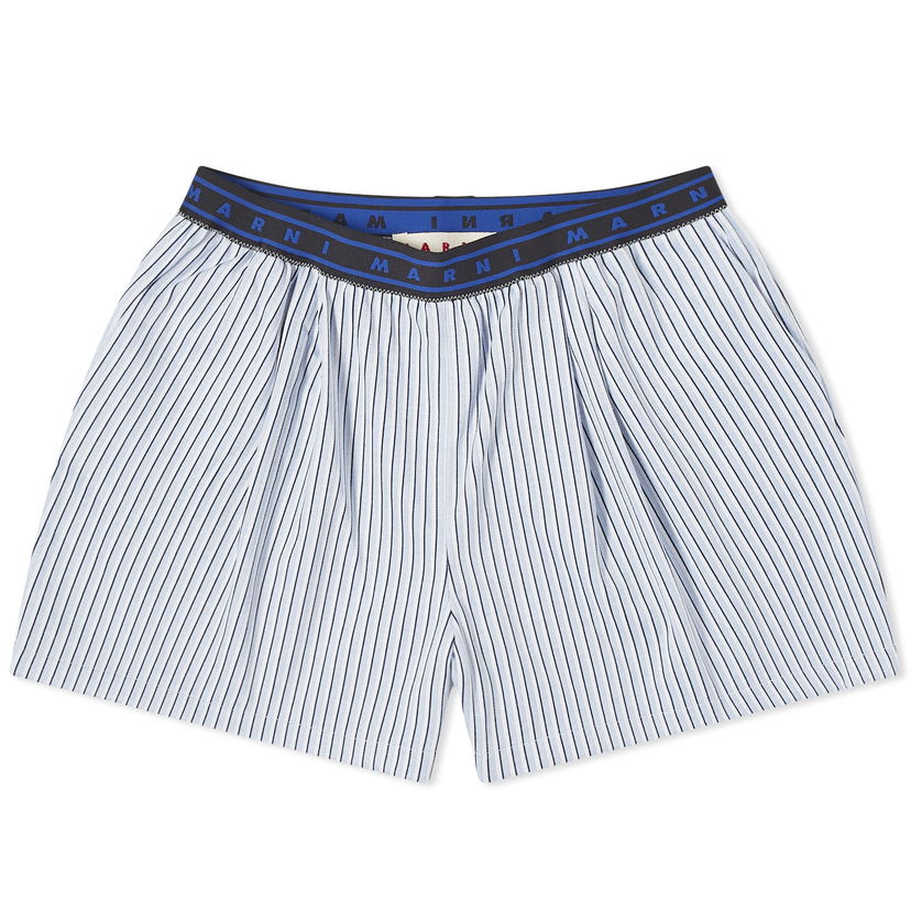 Šortky Marni Logo Shorts "Vivid Blue" Modrá | PAMA0483A0-STB48