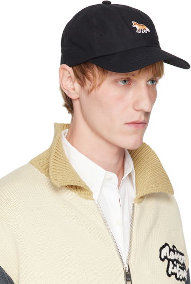 Šiltovka MAISON KITSUNÉ Maison Kitsuné Baby Fox Baseball Cap Čierna | OW06109WB0026, 1