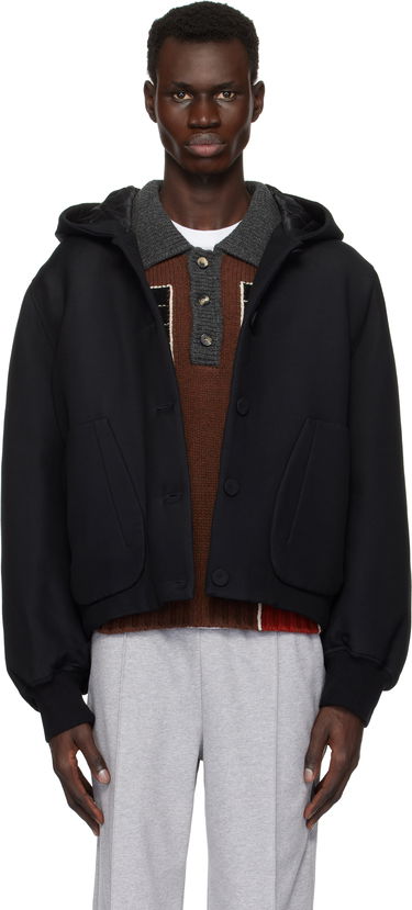 Bomber bunda JW Anderson JW Anderson Hooded Blouson Jacket Čierna | JK0373-PG1679, 0