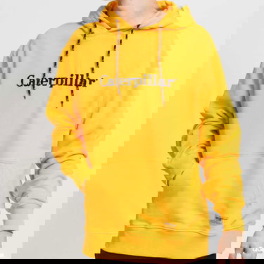 Mikina Caterpillar Classic Logo Hoodie žlutá Žltá | 2910491, 3