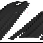 AMI Paris Small A Heart Long Sleeve T-Shirt, Size Large