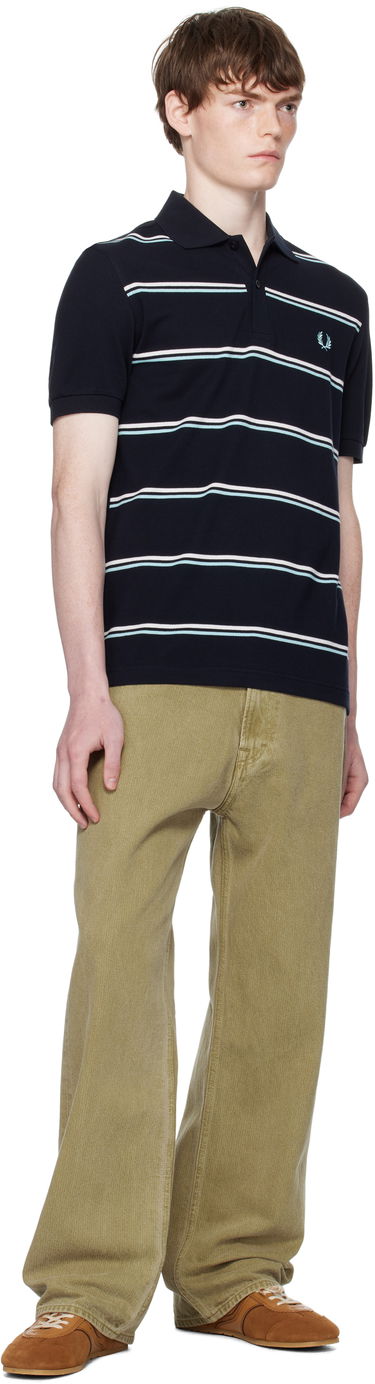 Polo tričko Fred Perry Fred Perry Striped Polo Navy | M9905, 3