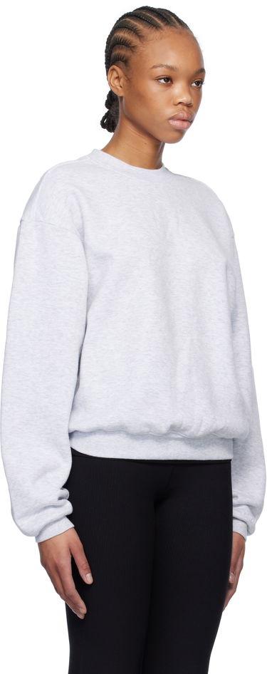 Sveter SKIMS SKIMS Fleece Classic Crewneck Sweatshirt Šedá | PL-PLO-8367W, 1