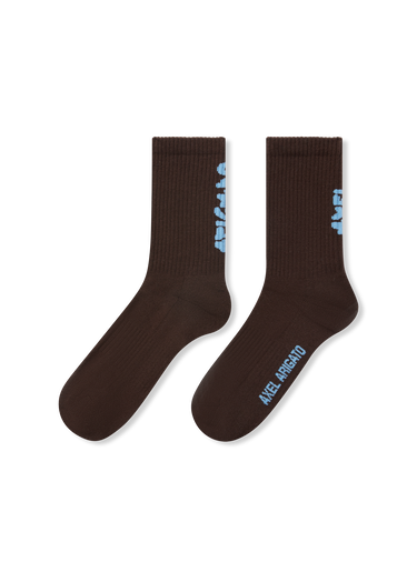 Ponožky AXEL ARIGATO Ribbed Socks Hnedá | X3956005, 0