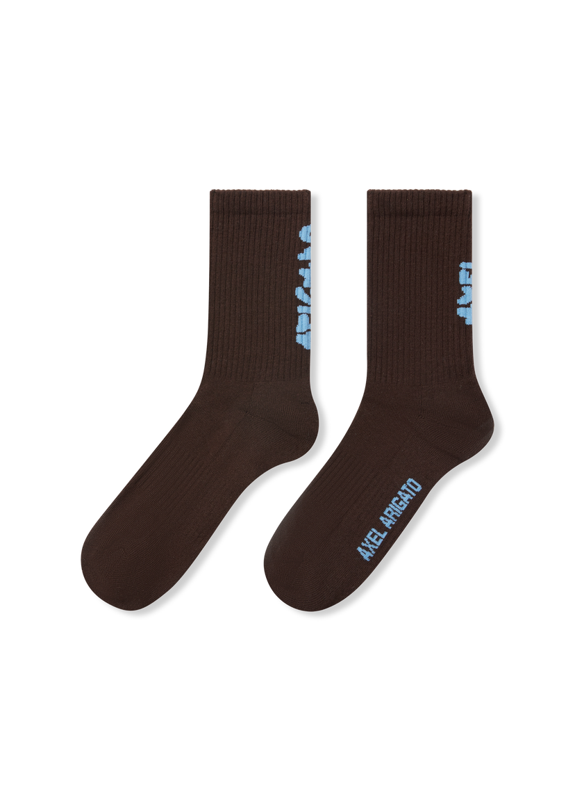 Ponožky AXEL ARIGATO Ribbed Socks Hnedá | X3956005