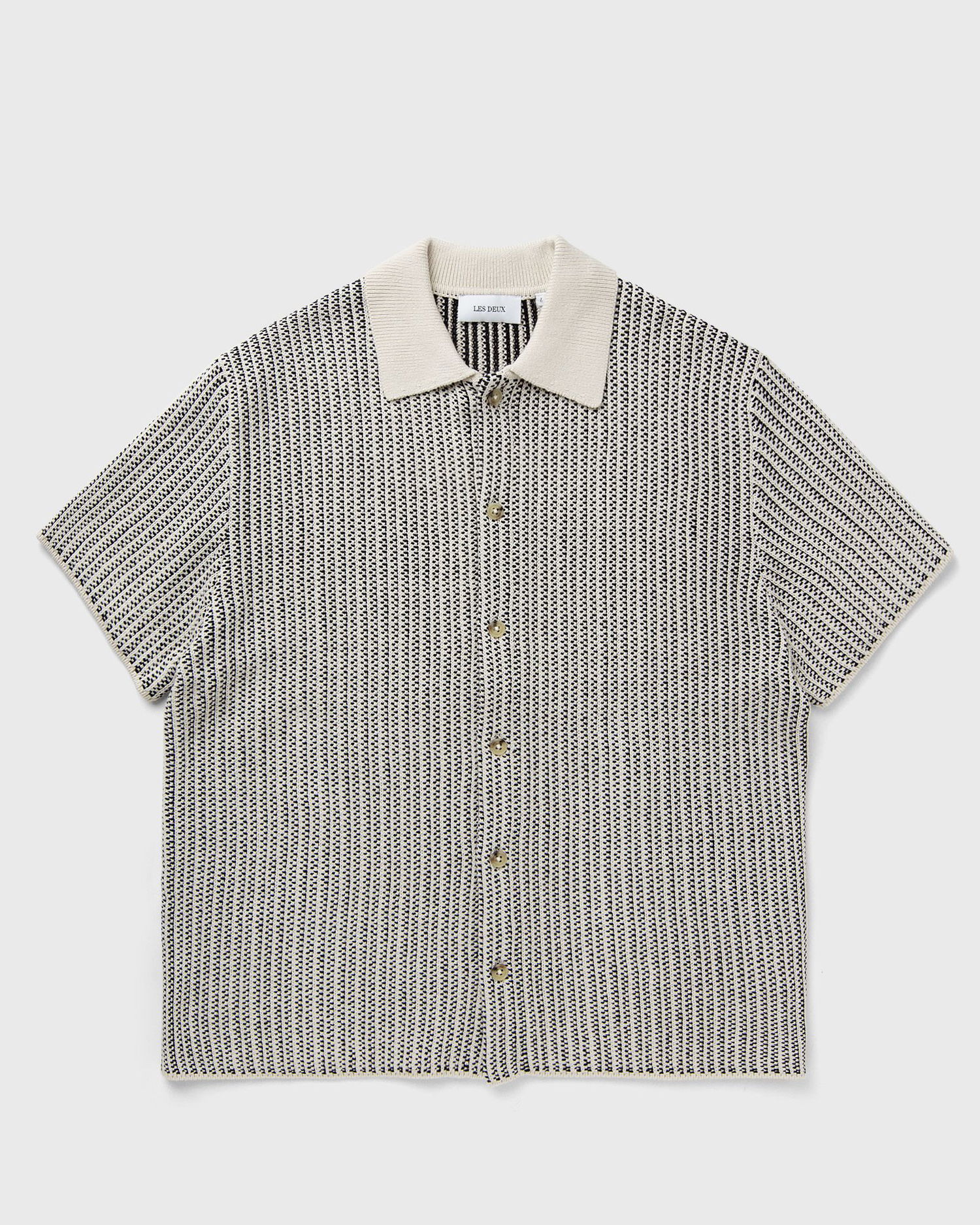 Košeľa Les Deux Knitted Short Sleeve Shirt Béžová | LDM310127-215100, 0