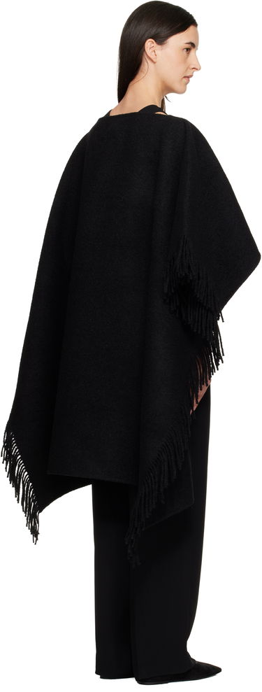 Šál TOTEME Fringed Poncho Shawl Čierna | 254-WSC0132-FB0471, 2