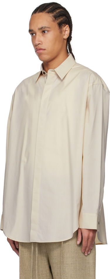 Košeľa Fear of God Fear of God Oxford Button Up Shirt Béžová | FGE250-501OXF, 3