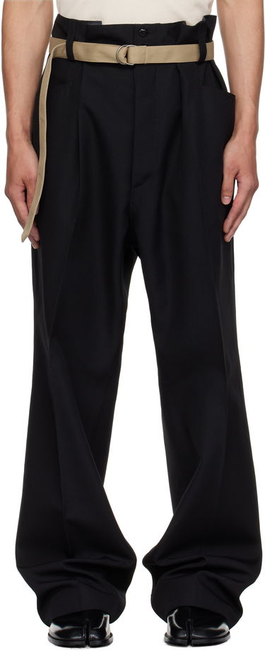Nohavice Maison Margiela Maison Margiela Wool Trousers Čierna | S50KA0688 M35518, 0