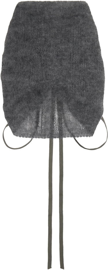 Šál Ann Demeulemeester Ann Demeulemeester Oden Knit Tie Collar Šedá | 2520-W-CL35-KN069-088, 1
