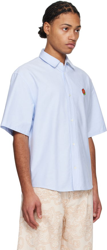 Košeľa KENZO Pop Crest Oxford Shirt Modrá | FF55CH1279LO, 1