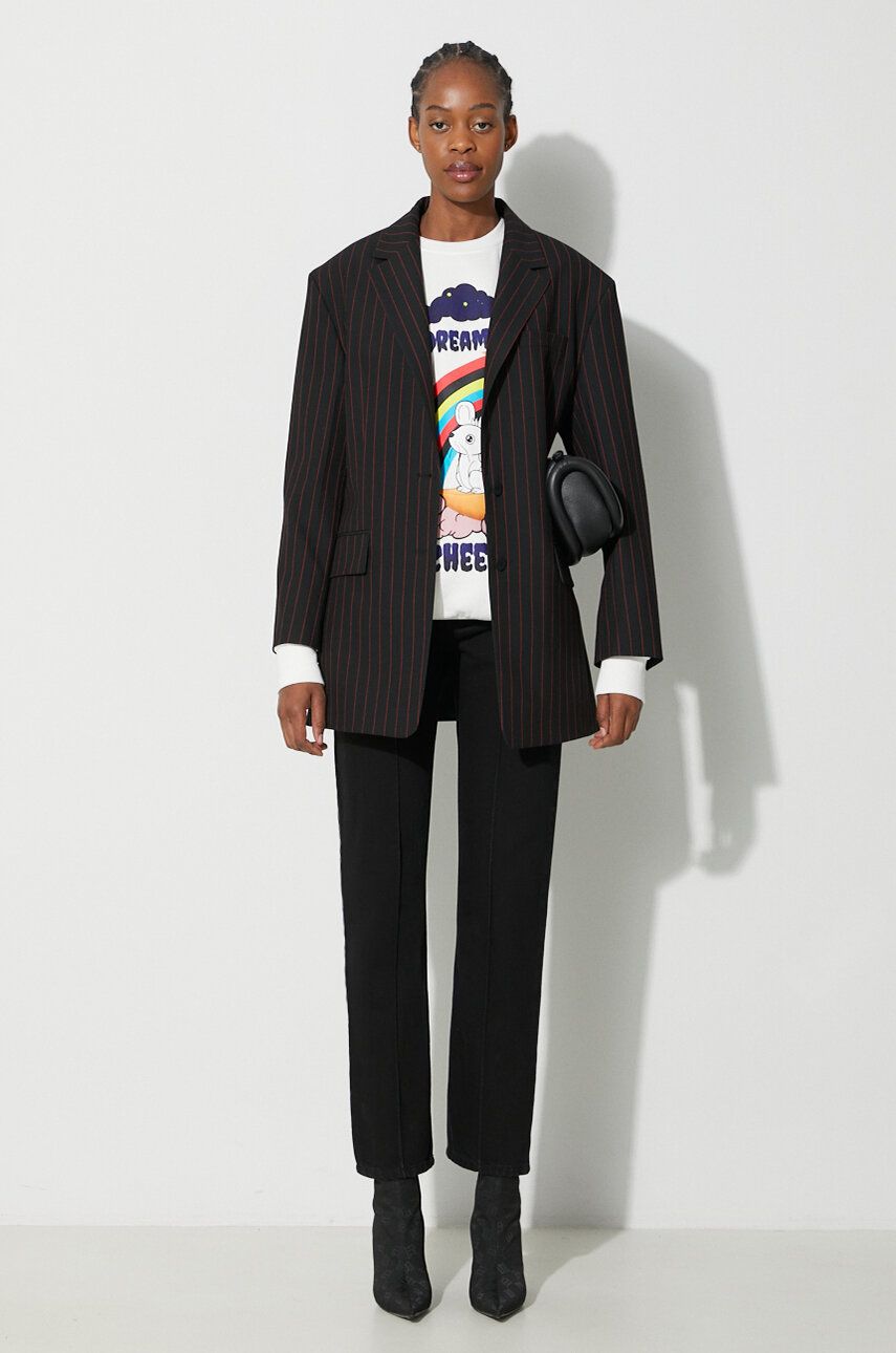 Džínsy JW Anderson Anderson Straight Jeans Čierna | DT0075.PG1334, 1