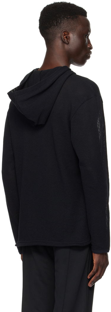 Mikina Courrèges Courrèges Mesh Hoodie Čierna | 124JHO027JS0069, 2