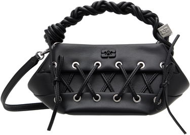 Kabelka GANNI GANNI Mini Bou Lace-Up Bag Čierna | A6635, 0