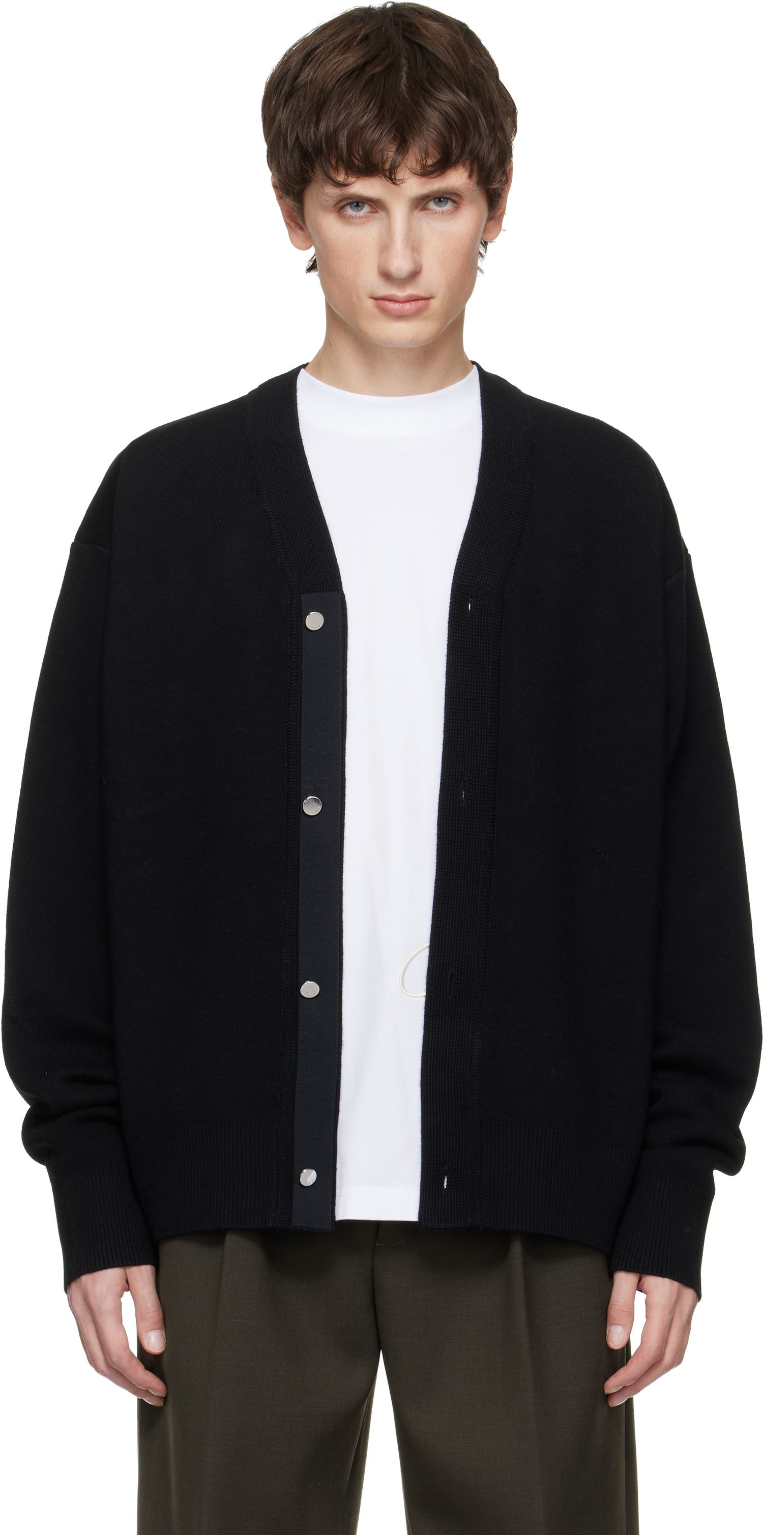 Sveter Jacquemus 'The Doppio' Cardigan Čierna | 24HCDM00292BK00185, 0