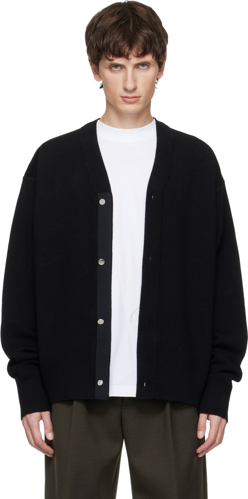 Sveter Jacquemus 'The Doppio' Cardigan Čierna | 24HCDM00292BK00185