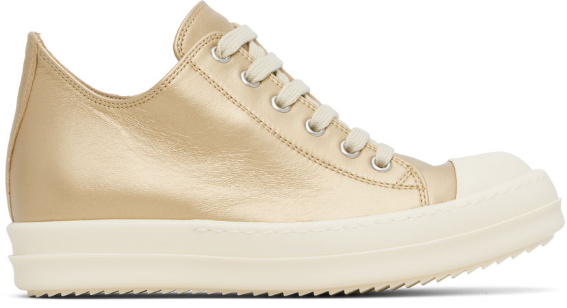 Tenisky a topánky Rick Owens Rick Owens Hollywood Low Sneaks Metalická | RO01E7891 LLPM