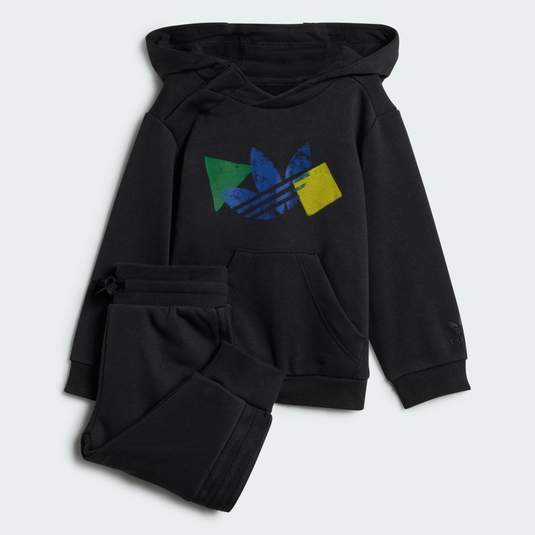 Súprava adidas Performance Kids' Hoodie and Pants Set Čierna | IY5456, 0