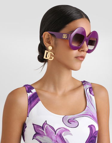 Šaty Dolce & Gabbana Dolce & Gabbana Majolica-Print Sleeveless Maxi Dress Fialová | F6DAOTFS8C0IP3TN, 3