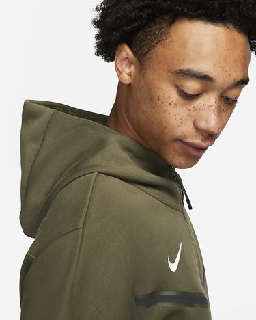 Mikina Nike Paris Saint-Germain Tech Fleece Windrunner Full-Zip Hoodie Zelené | DN3086-325, 4