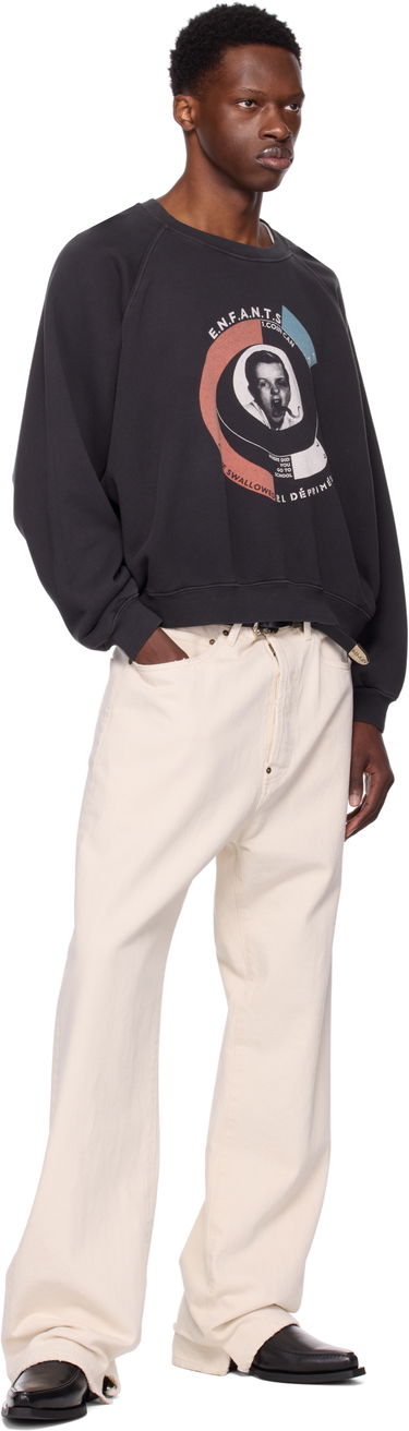Mikina Enfants Riches Déprimés Enfants Riches Déprimés Snake Boy Raglan Sweatshirt Čierna | 020-470, 3